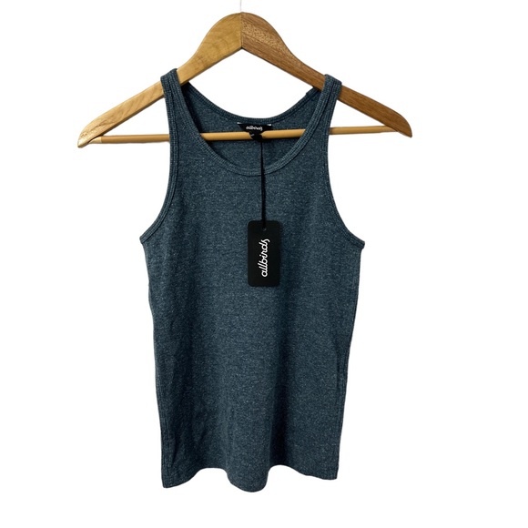 allbirds Tops - Allbirds Womens Ribbed Tank in Shadow Blue